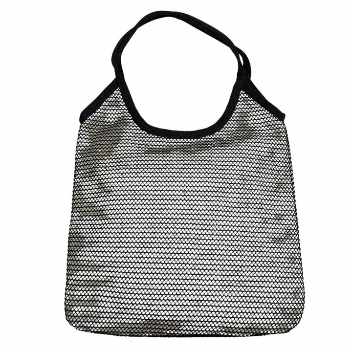 Excellent MIUMIU Tote Bag IVY Pouch included, logo design, raffia mesh 5BG231