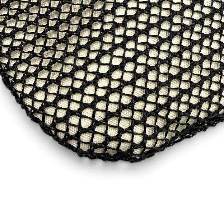 Excellent MIUMIU Tote Bag IVY Pouch included, logo design, raffia mesh 5BG231