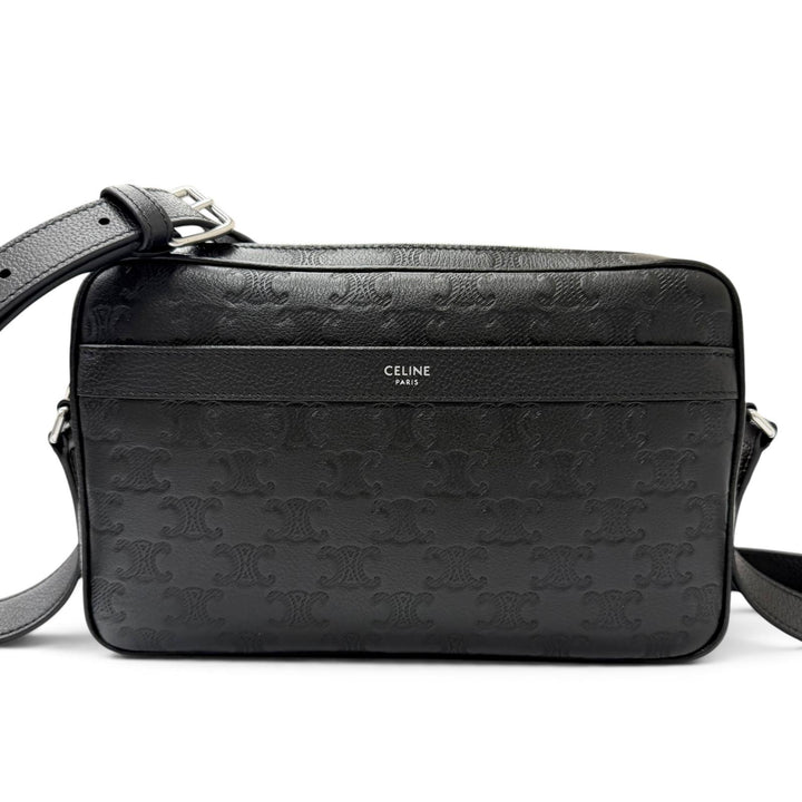 Excellent CELINE Shoulder Bag Horizontal Messenger Triomphe Medium Messenger