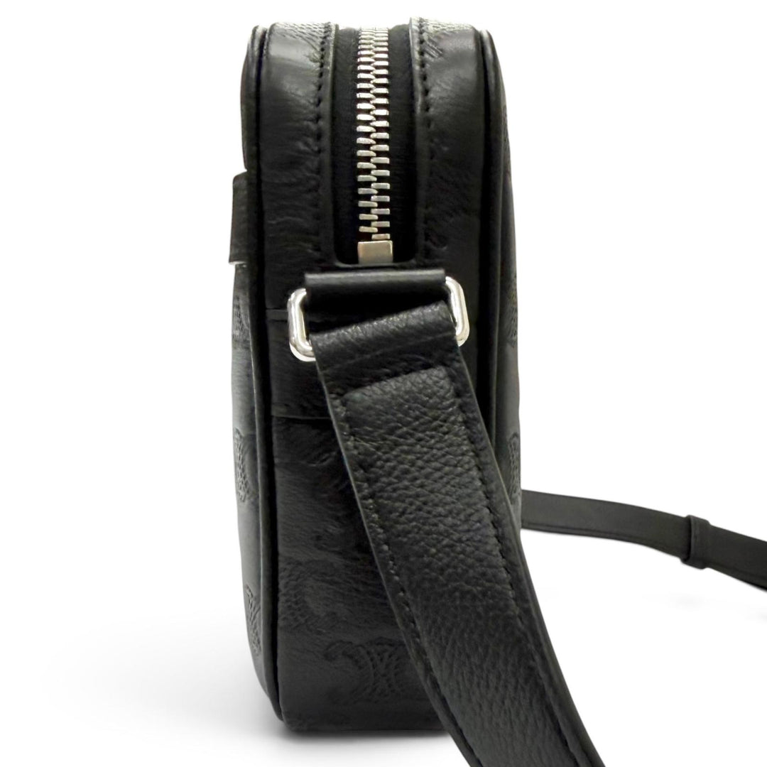Excellent CELINE Shoulder Bag Horizontal Messenger Triomphe Medium Messenger