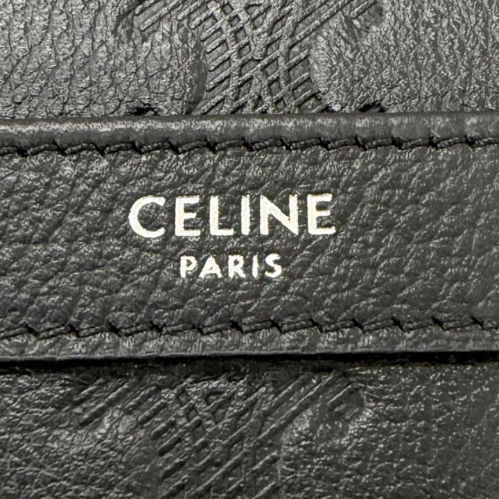 Excellent CELINE Shoulder Bag Horizontal Messenger Triomphe Medium Messenger