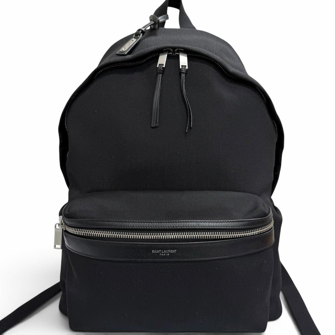 Great SAINT LAURENT PARIS Backpack Daypack city saint laurent black