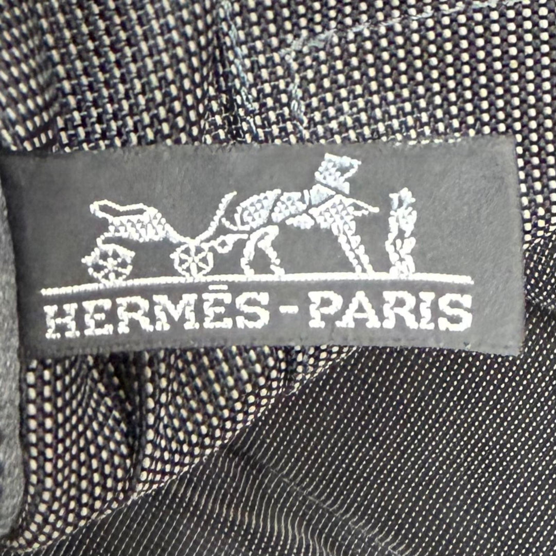 Excellent HERMES Tote Bag Her Line Tote GM gray polyamide mens