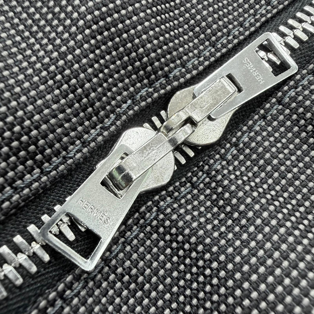 Excellent HERMES Tote Bag Her Line Tote GM gray polyamide mens