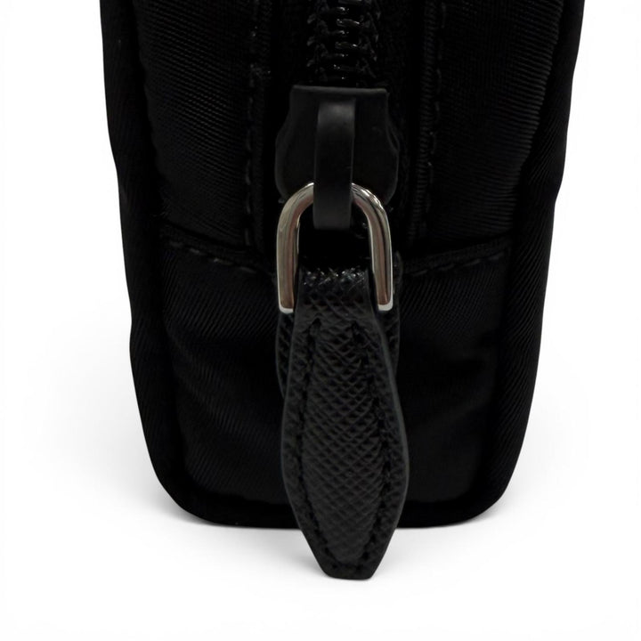Excellent PRADA Pouch Micro Re-Nylon Pouch Triangle logo Recycled nylon 1ND339