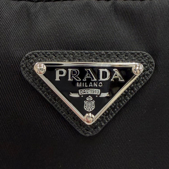 Excellent PRADA Pouch Micro Re-Nylon Pouch Triangle logo Recycled nylon 1ND339