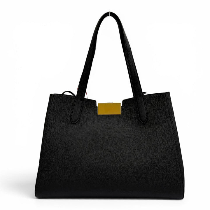 Excellent MARNI Tote Bag Marni Trancaro black leather Women BMMP0150U0P8185