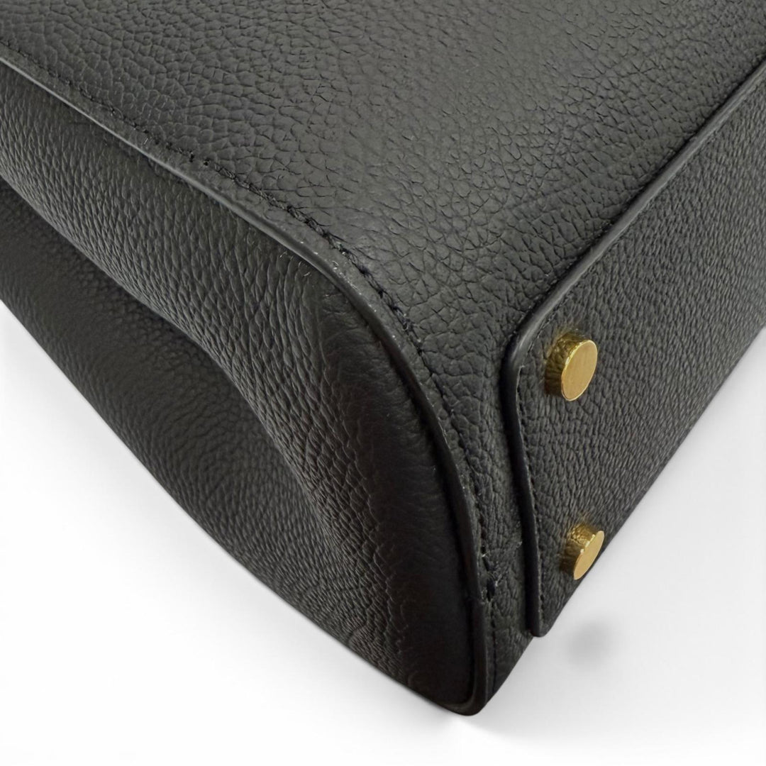 Excellent MARNI Tote Bag Marni Trancaro black leather Women BMMP0150U0P8185
