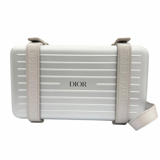 Pristine DIOR RIMOWA Shoulder Bag personal Silver aluminum mens 2DRCA295YWT