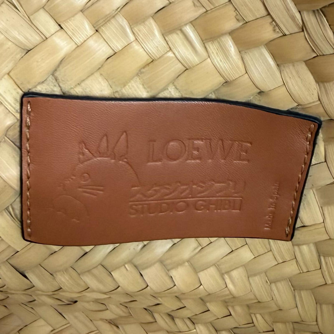 Very Good LOEWE×Studio Ghibli Tote Bag natural Palm leaf Women A223S93X09