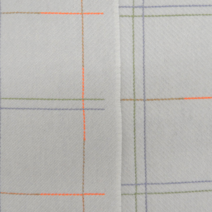 Excellent HERMES Scarf Cran Brode Berlin Light gray cashmere mens