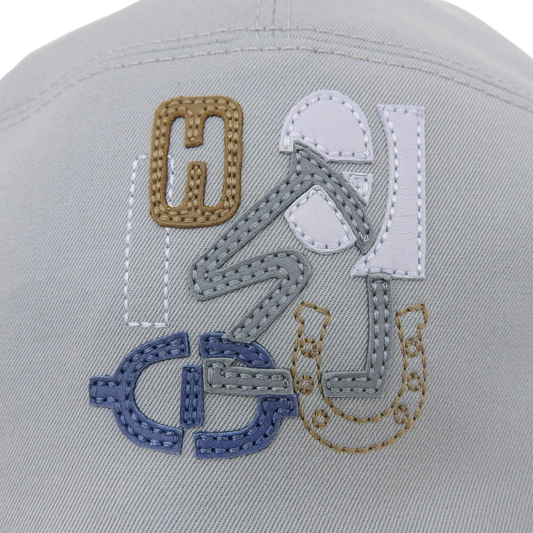 Great HERMES cap Nevada Puzzle Serie Button Leather Hat Baseball 57 H251006N