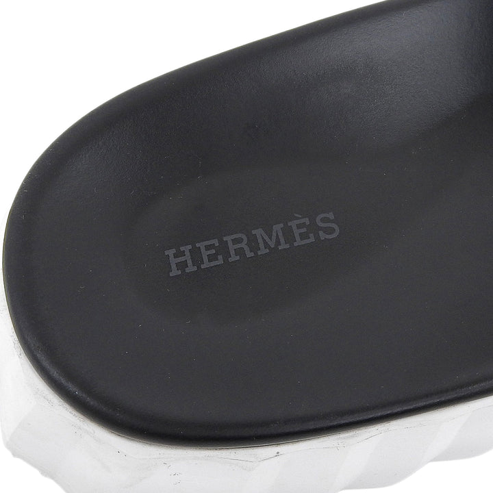 Good HERMES Sandals infrastructure Open-toe cross design leather 44 241919ZH