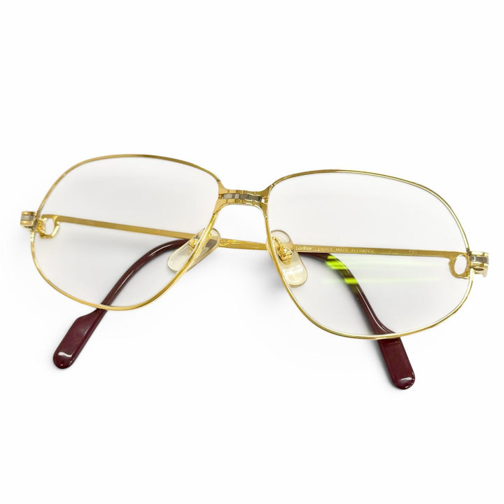 Very Good Cartier Glasses Mailon PANTHERE gold mens