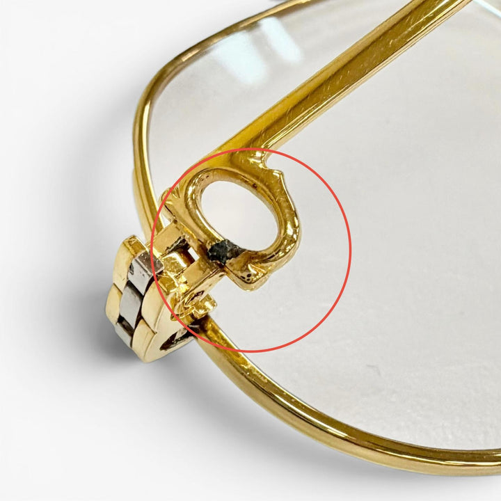 Very Good Cartier Glasses Mailon PANTHERE gold mens