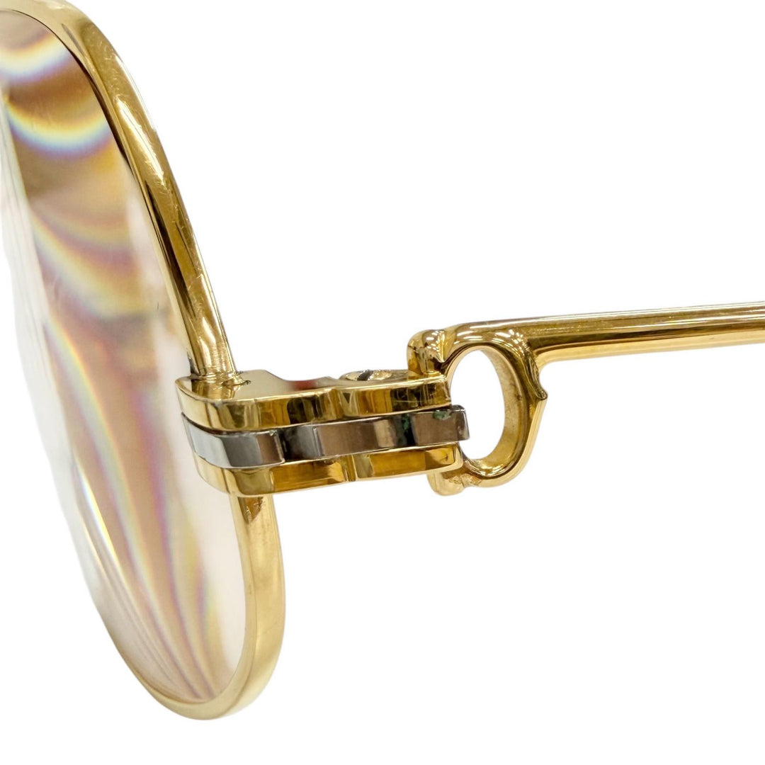 Very Good Cartier Glasses Mailon PANTHERE gold mens