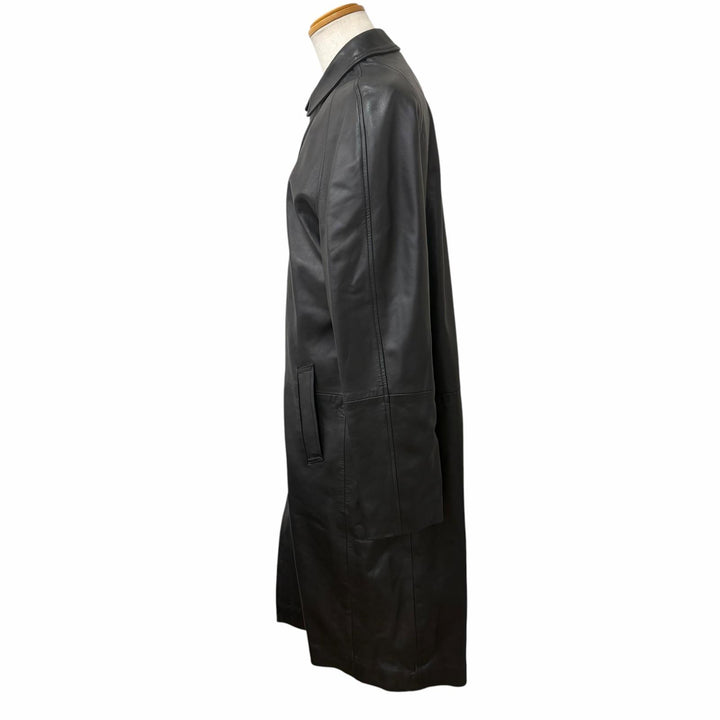 Great BURBERRY LONDON coat Nova check pattern on the back black