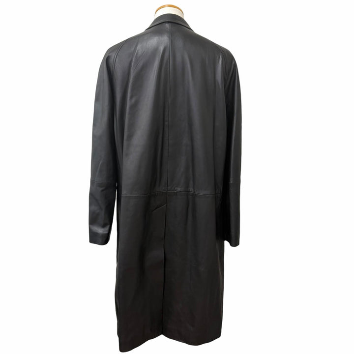 Great BURBERRY LONDON coat Nova check pattern on the back black