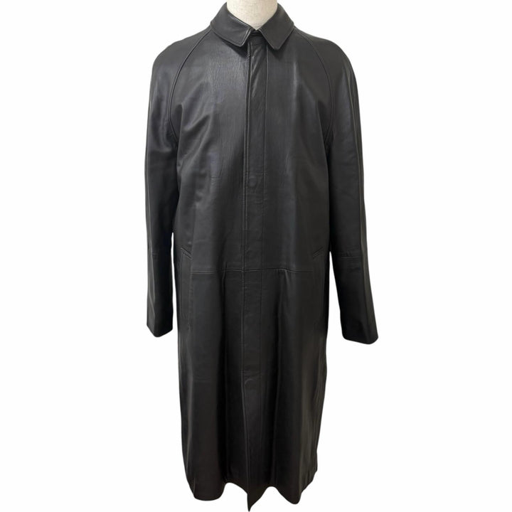 Great BURBERRY LONDON coat Nova check pattern on the back black