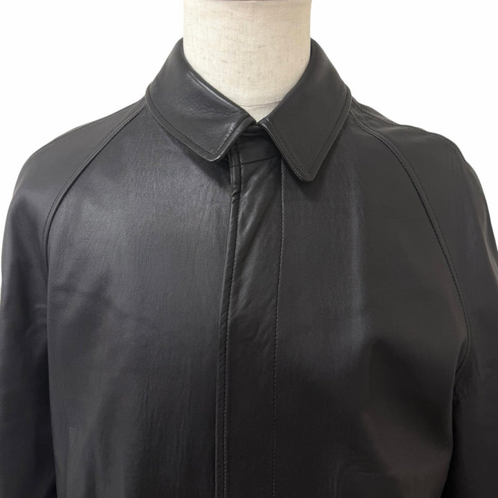 Great BURBERRY LONDON coat Nova check pattern on the back black
