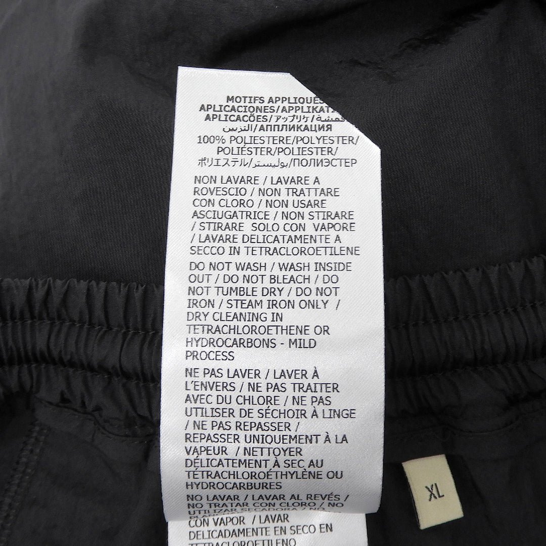Pristine GUCCI Pants TRAINING PANTS GG canvas black Nylon mens XL 746824