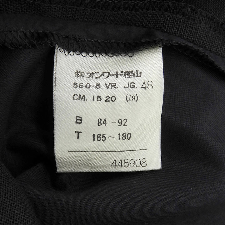 Excellent Jean Paul GAULTIER HOMME Best Stitchwork vest black linen mens 48