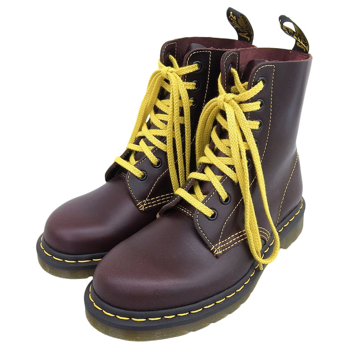 Pristine Dr.Martens 1460 PASCAL 8-hole boots Bordeaux leather mens