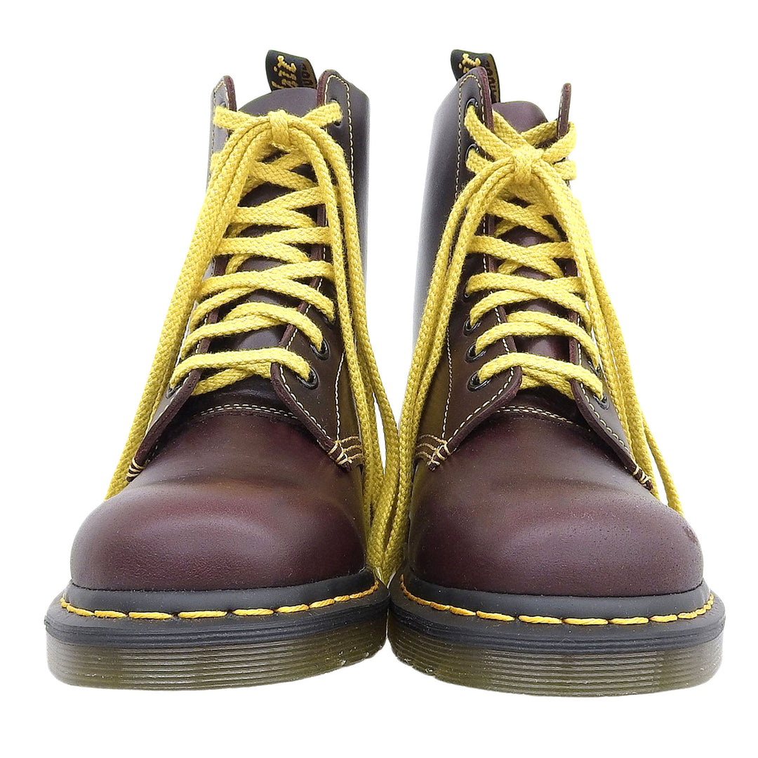 Pristine Dr.Martens 1460 PASCAL 8-hole boots Bordeaux leather mens