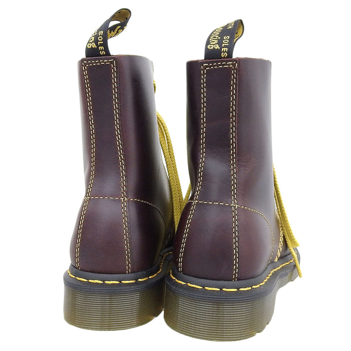 Pristine Dr.Martens 1460 PASCAL 8-hole boots Bordeaux leather mens