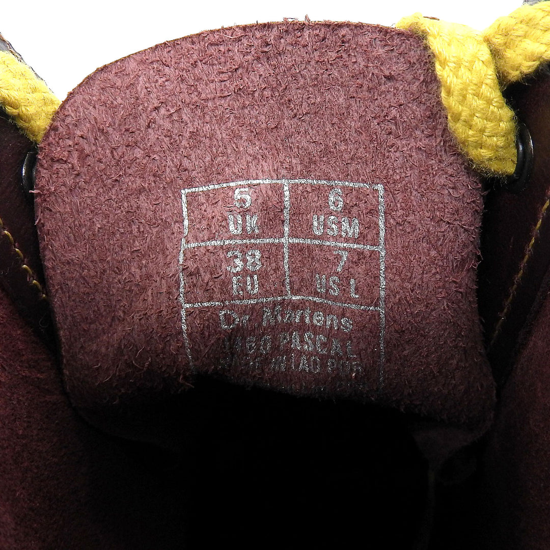 Pristine Dr.Martens 1460 PASCAL 8-hole boots Bordeaux leather mens