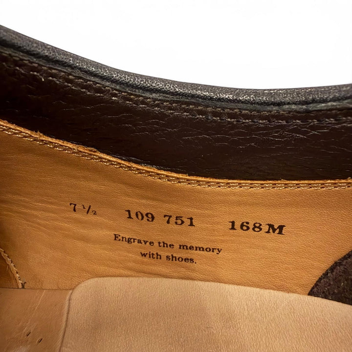 Great Leather The Ruttshoes & Co. shoes RIDLEY 168M Last U-tip Lace-up 7.5