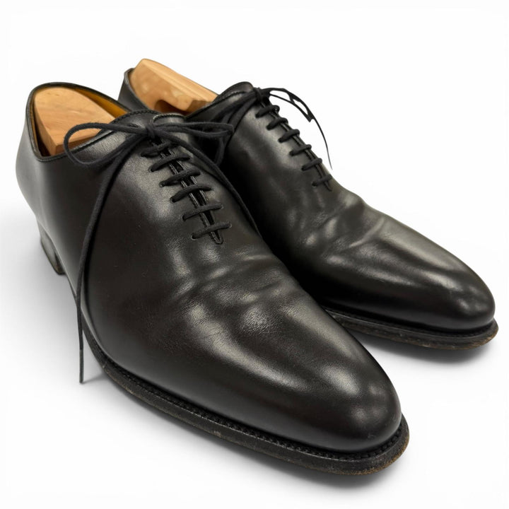 Great J.M WESTON Leather shoes black leather mens 5.5 402