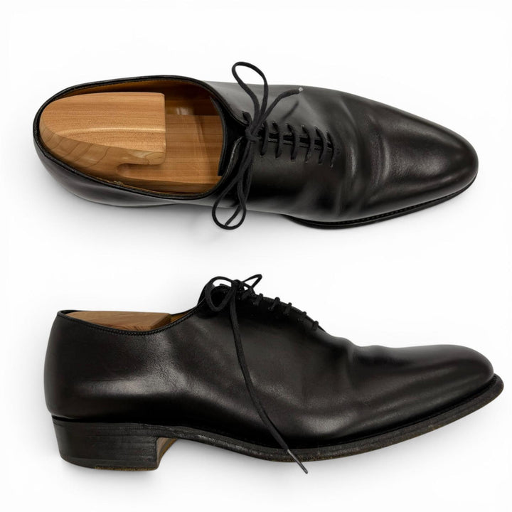 Great J.M WESTON Leather shoes black leather mens 5.5 402