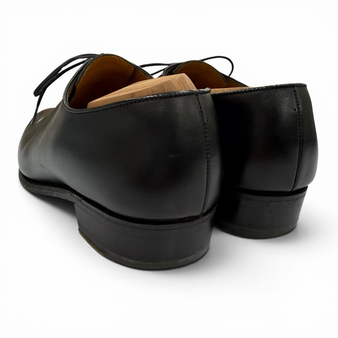 Great J.M WESTON Leather shoes black leather mens 5.5 402