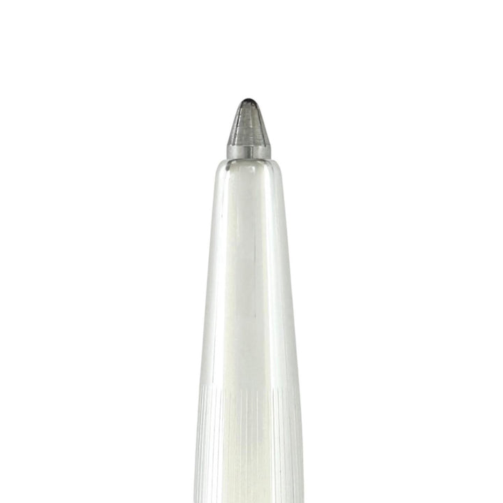 Great Montegrappa Ballpoint pen Logo engraved twist style Silver SV925 mens