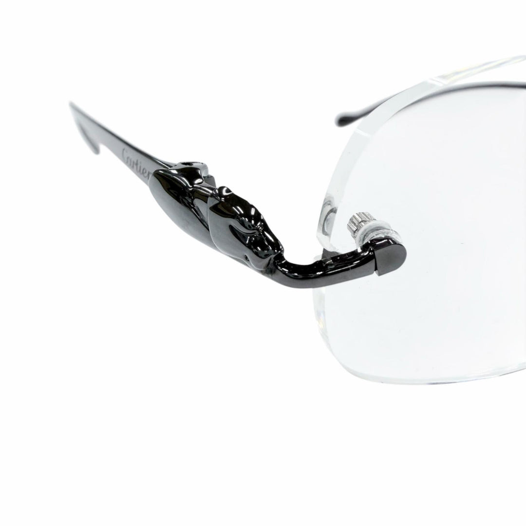 Excellent Cartier Glasses PANTHERE de Cartier Cancer metallic mens