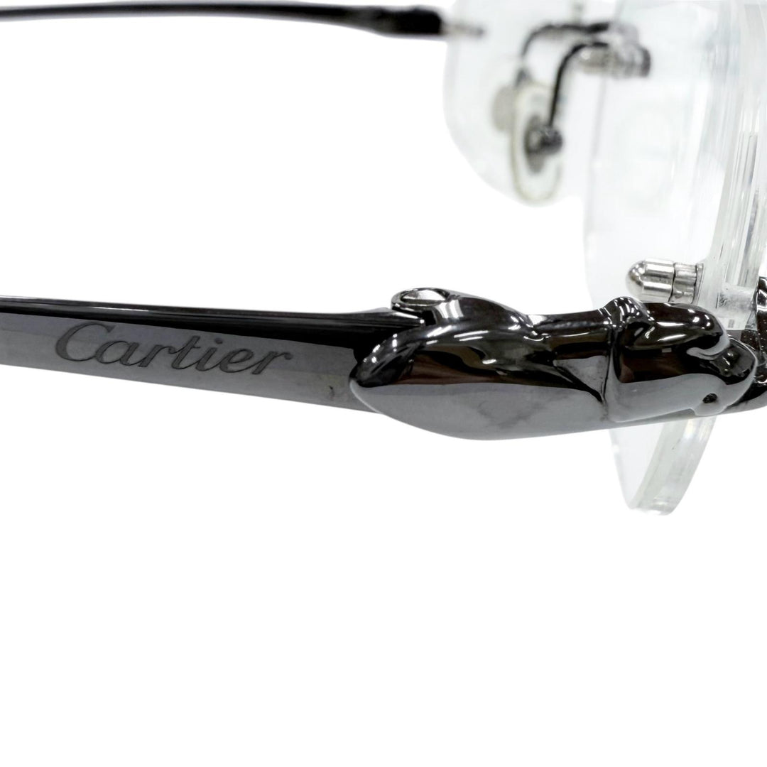 Excellent Cartier Glasses PANTHERE de Cartier Cancer metallic mens