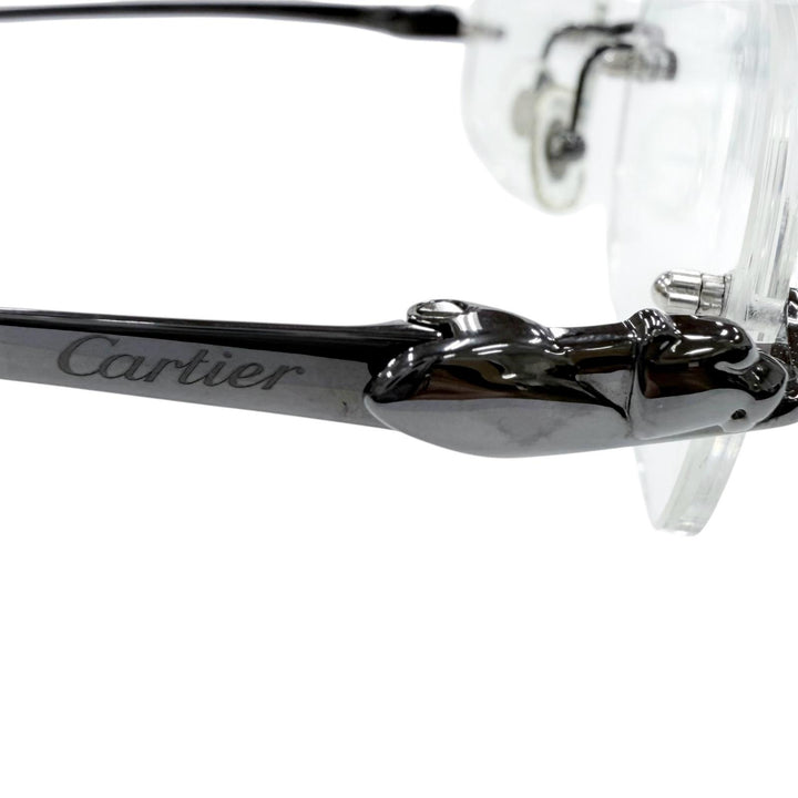 Excellent Cartier Glasses PANTHERE de Cartier Cancer metallic mens