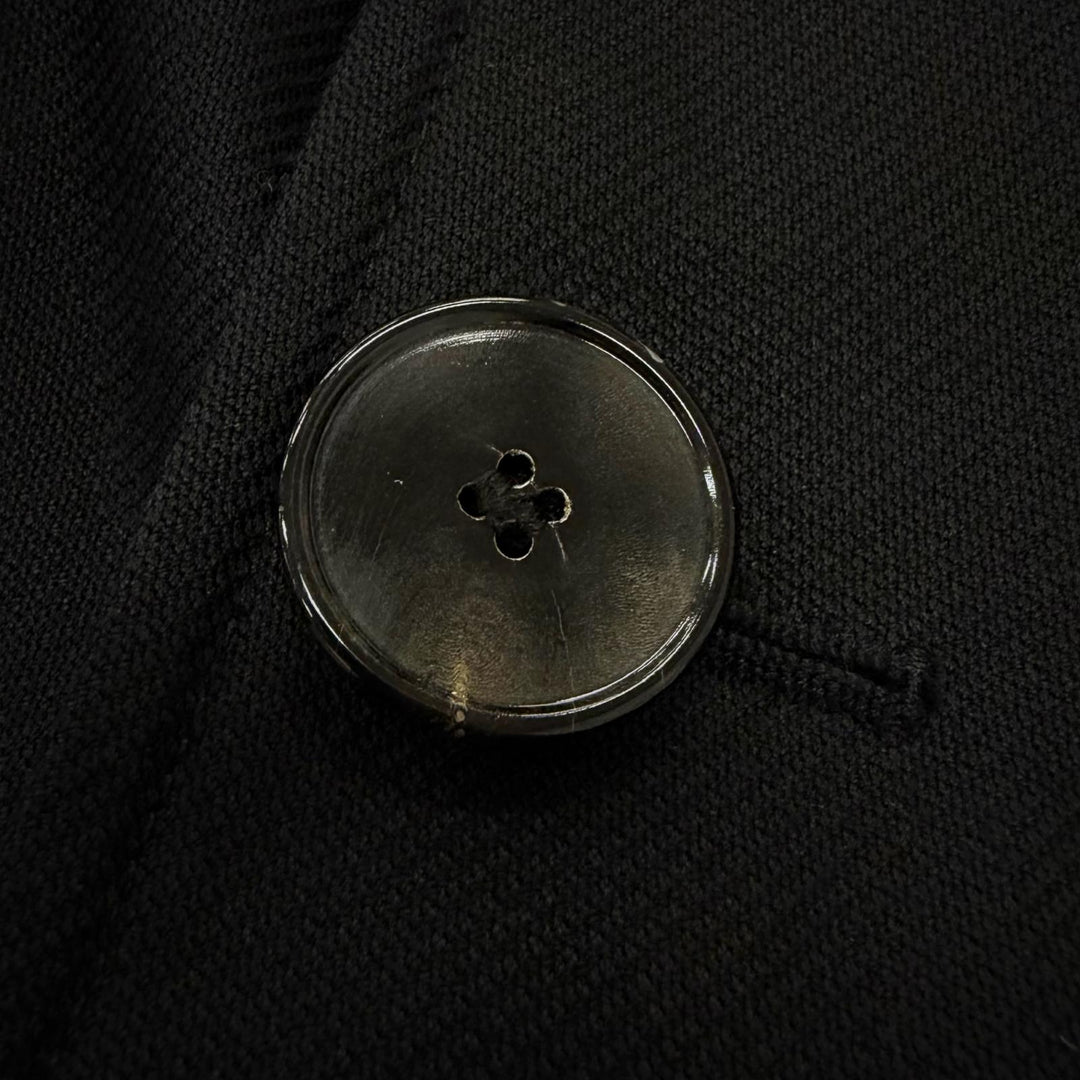 Great YVES SAINT LAURENT pea coat Rive Gauche Big YSL Double-Breasted