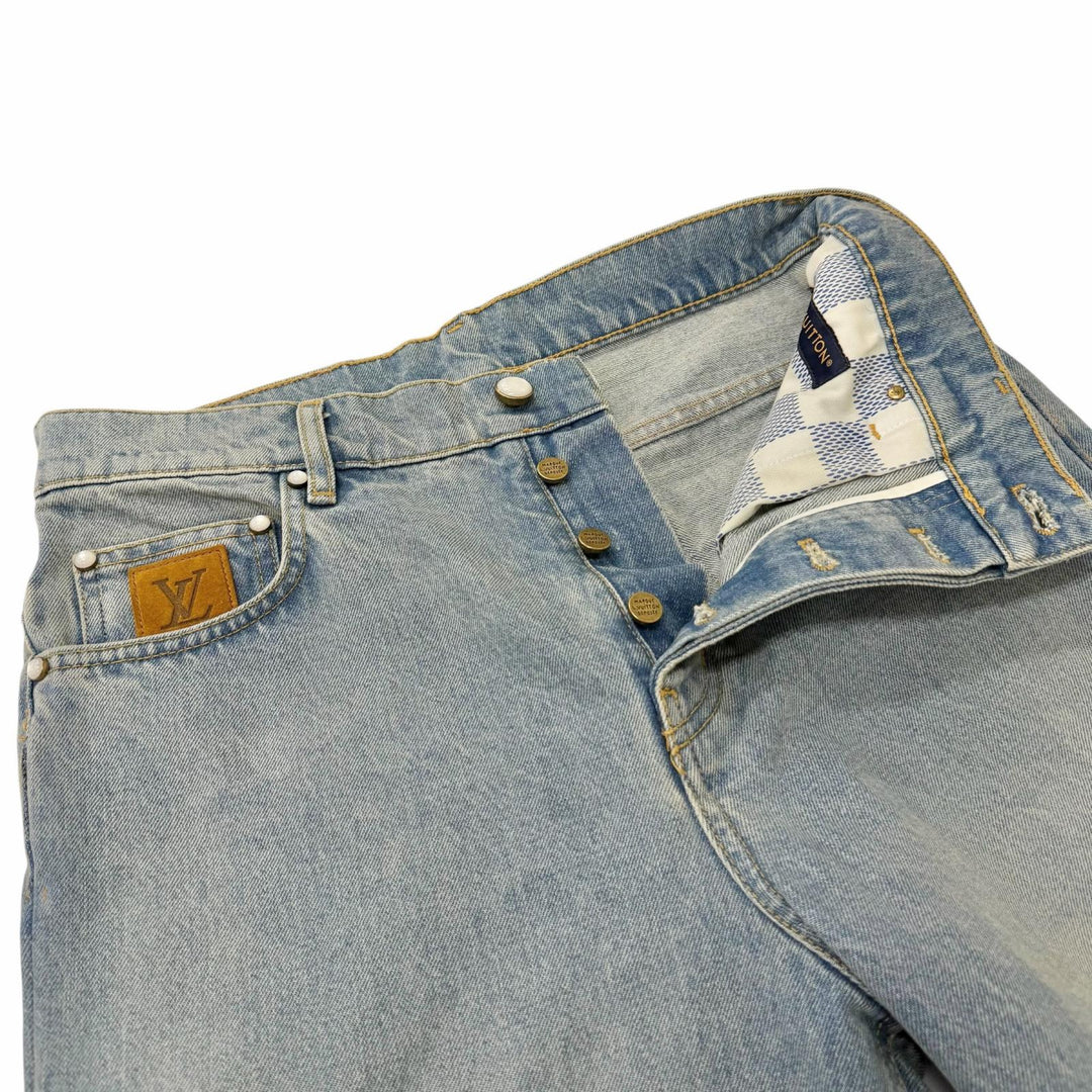 Excellent LOUIS VUITTON Denim pants Staples Edition Vintage