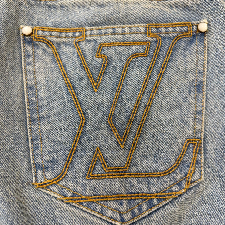 Excellent LOUIS VUITTON Denim pants Staples Edition Vintage