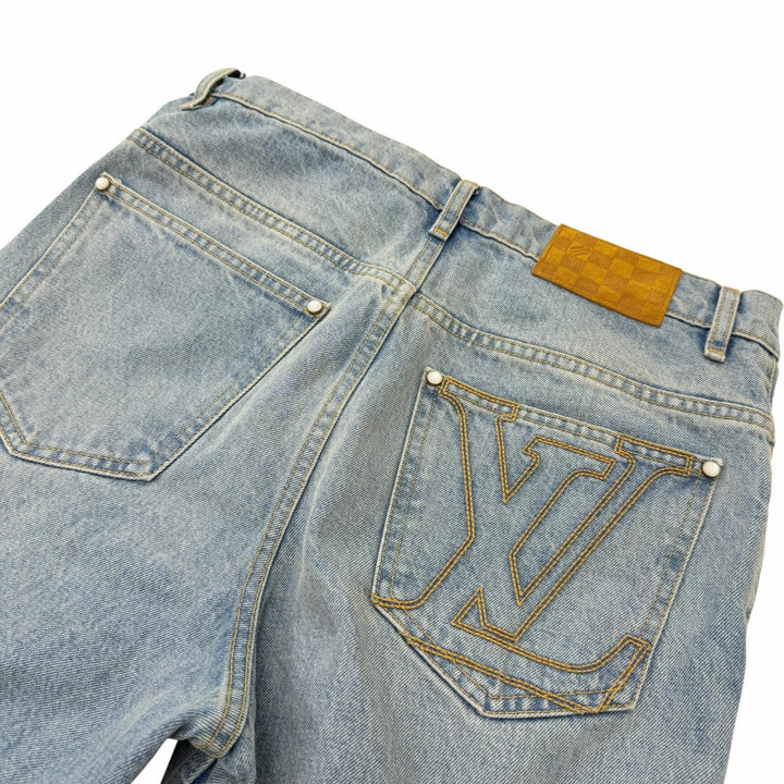 Excellent LOUIS VUITTON Denim pants Staples Edition Vintage