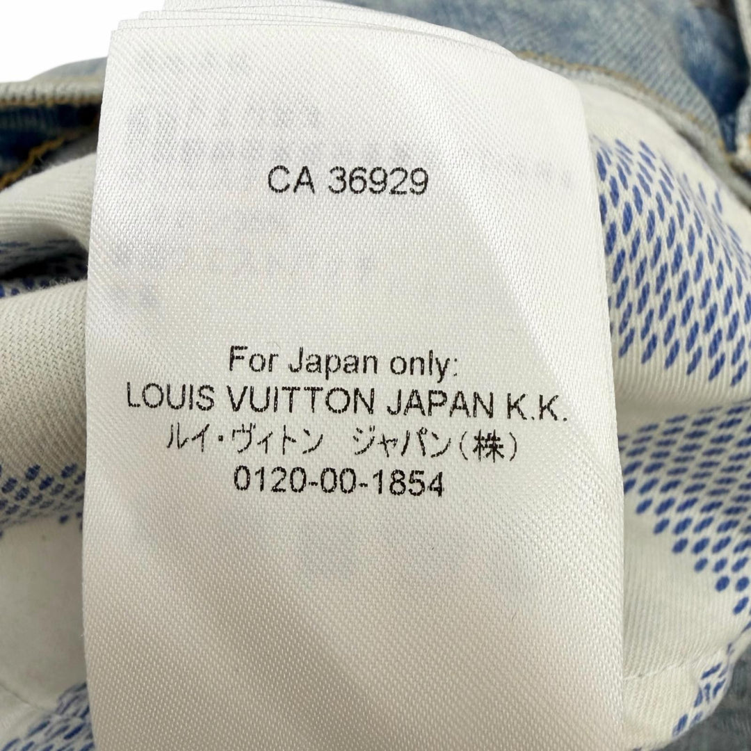 Excellent LOUIS VUITTON Denim pants Staples Edition Vintage