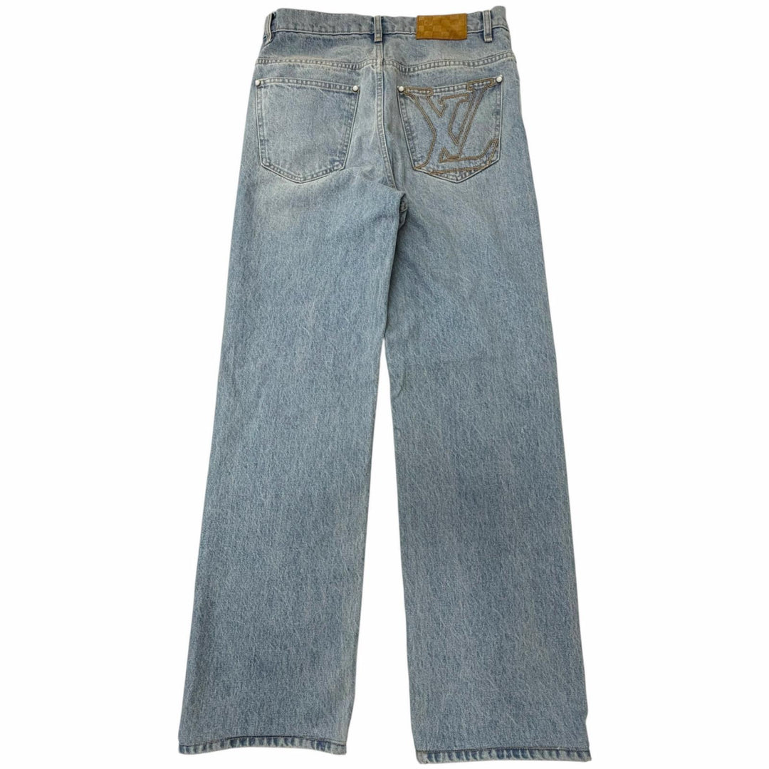 Excellent LOUIS VUITTON Denim pants Staples Edition Vintage