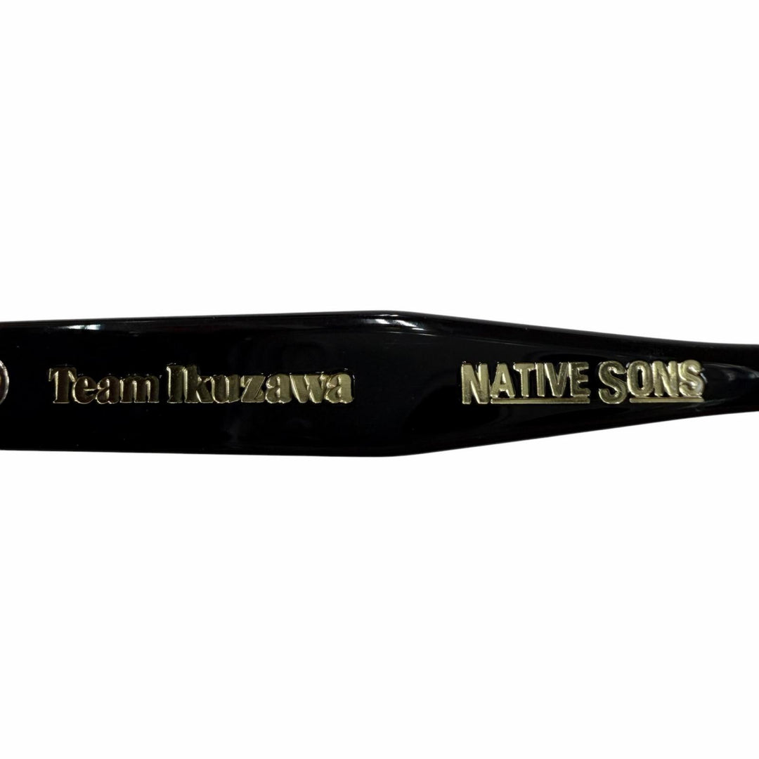 Excellent NATIVE SONS Team Ikuzawa sunglasses TETSU black mens