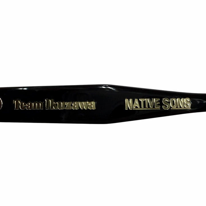Excellent NATIVE SONS Team Ikuzawa sunglasses TETSU black mens