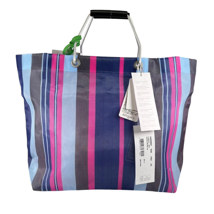 Pristine MARNI Tote Bag FLOWER CAFE stripe multicolor Women SHMHR08A01