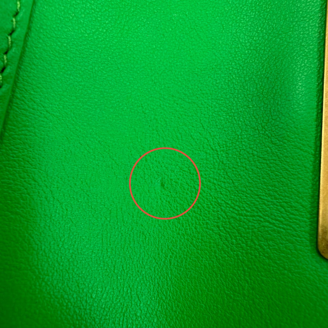 Excellent BOTTEGAVENETA Tri-fold wallet Pointlock Leather Compact Wallet leather