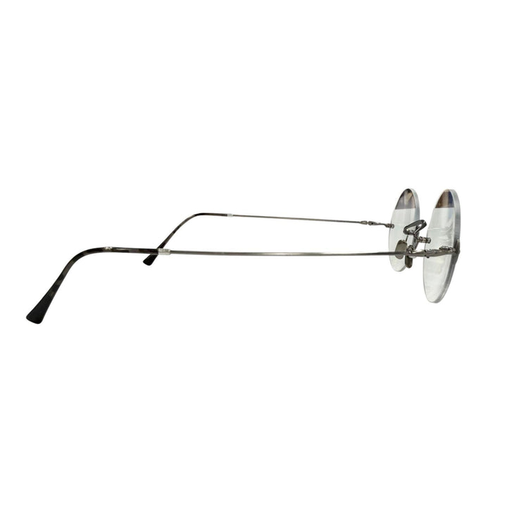 Great Lunor Glasses Classic ROUND Silver metal mens