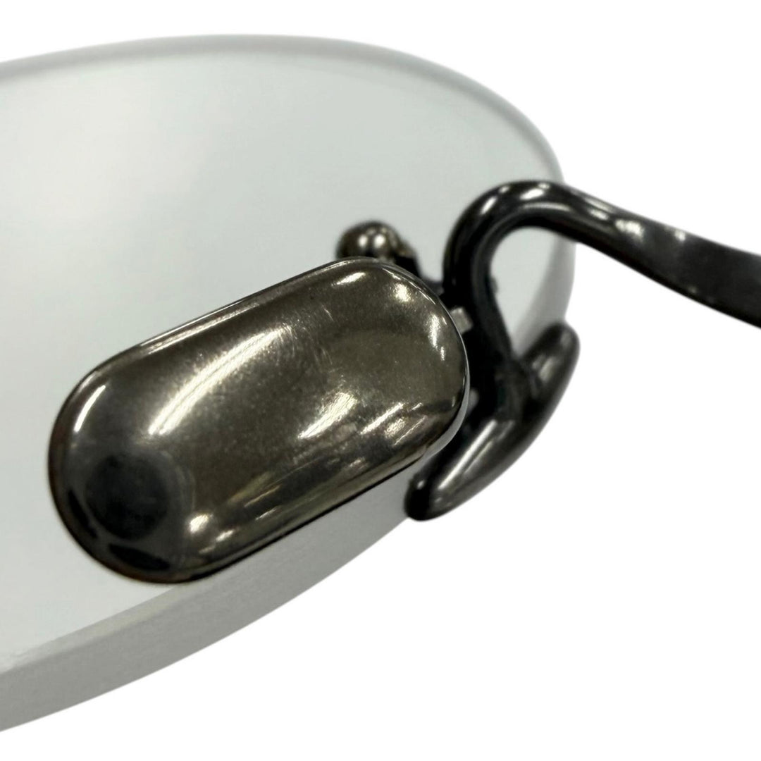 Great Lunor Glasses Classic ROUND Silver metal mens
